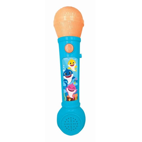Ljusmikrofon med Baby Shark-melodier och ljudeffekter