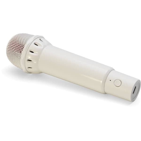 Ibiza Karaoke-anläggning m. Bluetooth och 2 mikrofoner (vit)