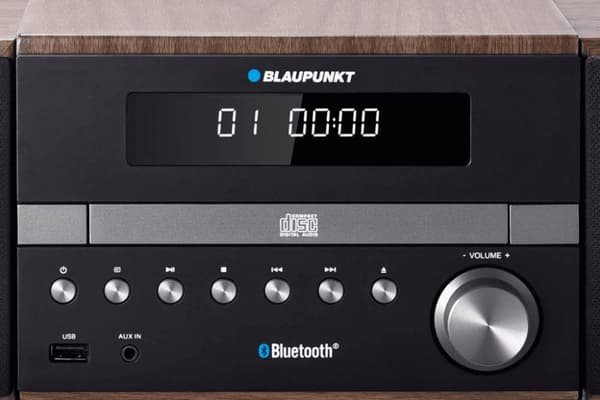 Mikrowieża Bluetooth RDS/ID3 tag CD/MP3/USB/AUX/Zegar/Alarm