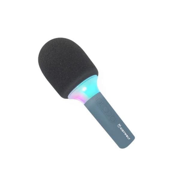 KIDYMIC-BU karaokemikrofon - KIDYWOLF - Blå - Barn - Unisex - Batteri