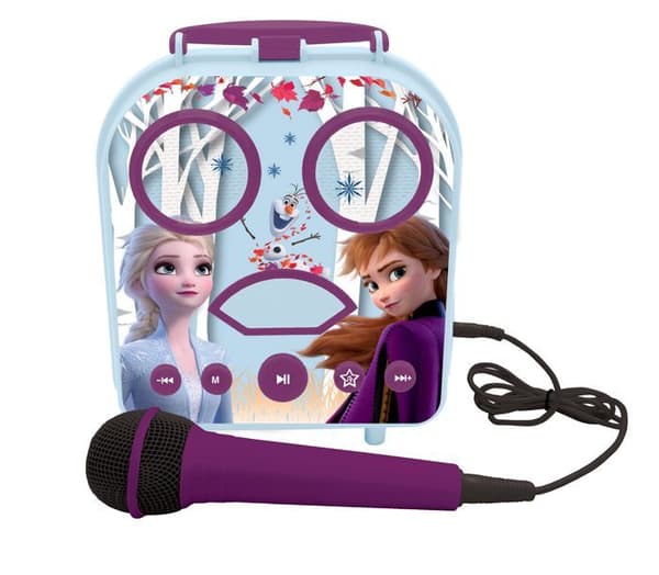 Karaoke för barn - LEXIBOOK - My Secret Portable Karaoke Frozen - Karaokefunktion och bärbar högtalare