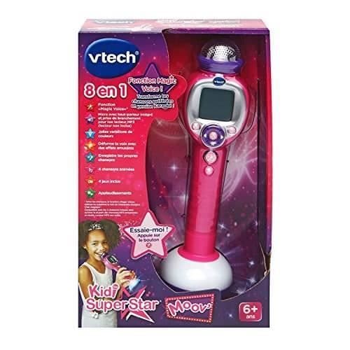 Karaokemikrofon för barn VTECH Kidi Super Star Moov' Pink - 6 år och uppåt