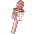 Miniatyrbild 1 av 6: Trådlös karaoke-mikrofon, karaoke-mikrofon för barn med dansande LED-ljus, Bluetooth-mikrofon för barn