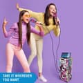 Miniatyrbild 4 av 4: Karaokehögtalare för barn - Tendrix - 2 mikrofoner - Bluetooth - AUX - FM-radio - USB