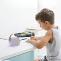 Miniatyrbild 3 av 6: SHOP-STORY - KARAOKIT_VI: Bärbart Karaoke Kit med LED-högtalare och 2 trådlösa Bluetooth-mikrofoner med ljudeffekter - Viole