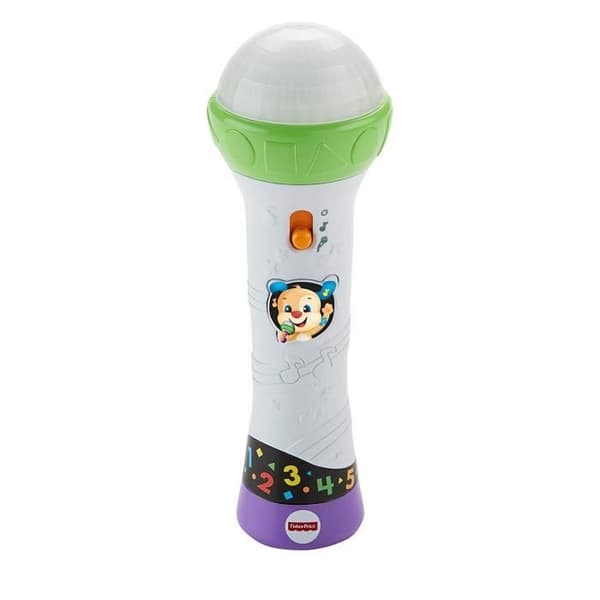 Musikleksak - Mattel - FISHER MICROFONO BABY ROCK - Leksaksmikrofon - Flerfärgad - Batteri