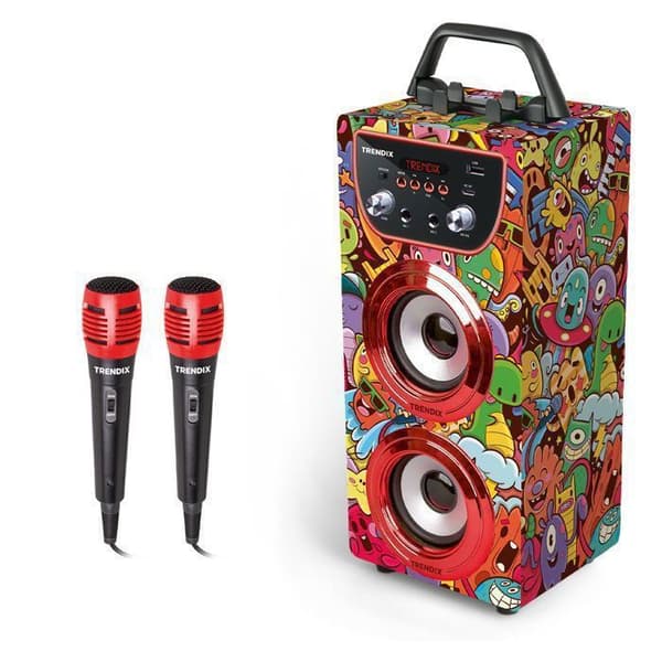 Enceinte Karaoke Bluetooth | Karaoke Barn 2 Mikrofoner | Trendix - Karaoke Barn Monster Club |