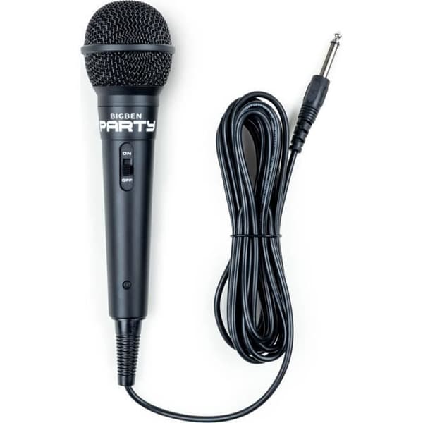 Trådbunden mikrofonuttag 6,3 mm Karaoke Black Party