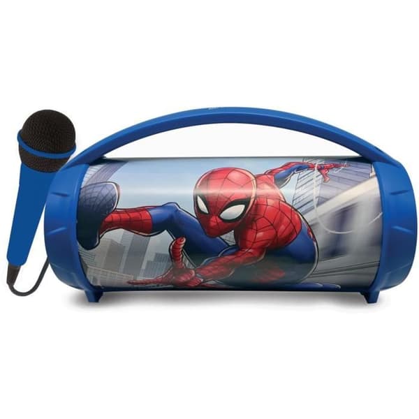 Upplyst trådlös Bluetooth®-högtalare med mikrofon Spider-Man