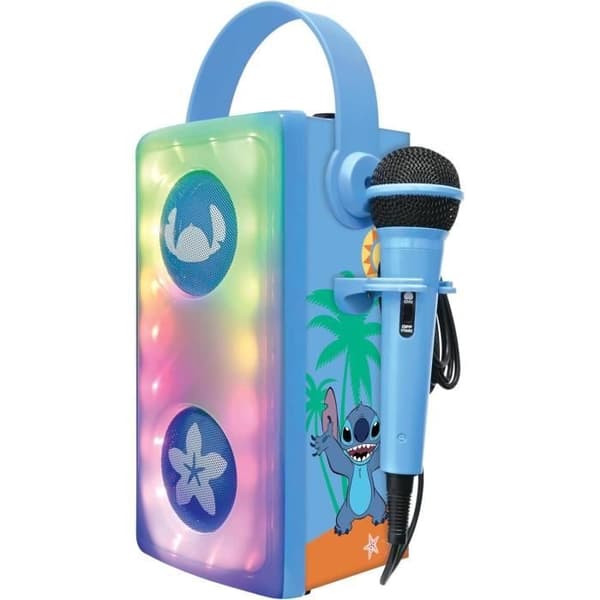 Kraftfull Stitch-upplyst Bluetooth®-högtalare med mikrofon