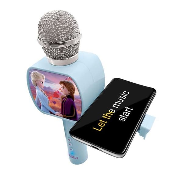 Frozen trådlös karaokemikrofon - LEXIBOOK - Integrerad Bluetooth®-högtalare - 3 rösttoner