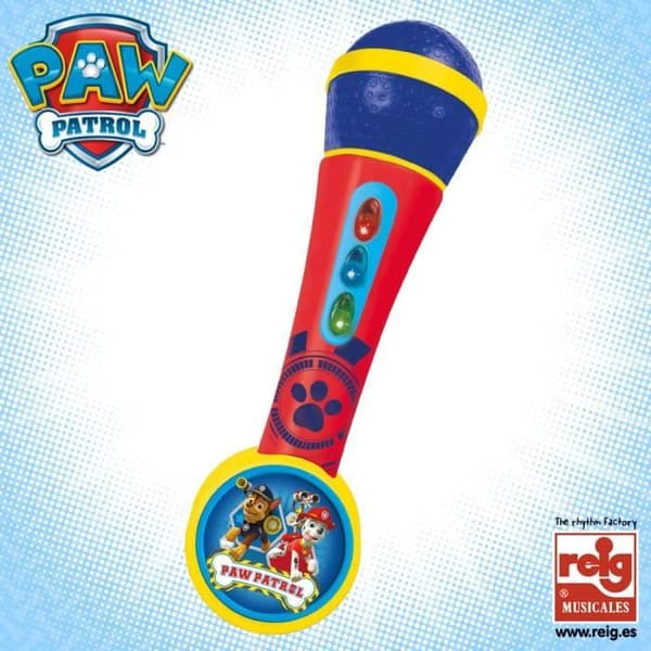 Paw Patrol förstärkarmikrofon - Disney - Med melodier och ljus