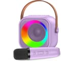 Miniatyrbild 1 av 5: OBOSOE Karaokemaskin, Portabel Bluetooth-högtalare med LED-ljus, Trådlös Mini Karaokemaskin Leksaksgåva till Barn och Vuxna