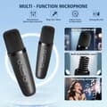 Miniatyrbild 2 av 5: Bomclap Karaokemaskin, Portabel Trådlös Bluetooth-högtalare med LED-ljus – Mini Karaoke för Barn och Vuxna, Perfekt Leksaksgåva