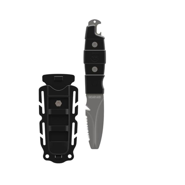 GEAR AID AKUA PADDLE/ DIVE KNIFE black, säkerhetskniv vattensport, dykarkniv
