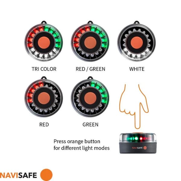 NAVISAFE NAVILIGHT TRICOLOR 2NM NS305, lanterna kajak