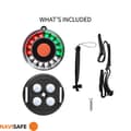 Miniatyrbild 9 av 10: NAVISAFE NAVILIGHT TRICOLOR 2NM NS305, lanterna kajak