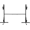Miniatyrbillede 1 af 6: Rootz Kajakstativ - Holder 2 kajakker - Surfbrætter - Stand-up padler - Metalramme - Justerbar i bredden - Stål - Sort - 240L x 72,5W x 157H cm