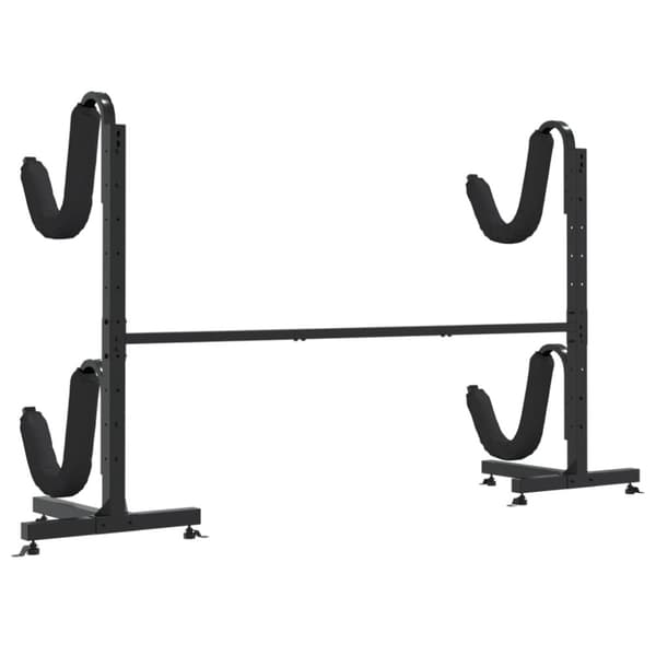 vidaXL Förvaringsställ för 2 kajaker 250x57x127,5 cm stål