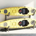 Miniatyrbillede 10 af 10: vidaXL opbevaringsstativ til 2 kajakker 250x57x127,5 cm stål