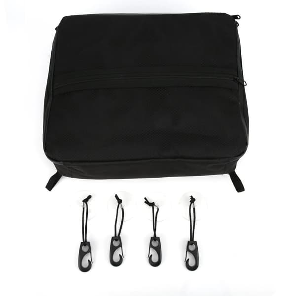 Paddleboard Mesh Bag, inkluderer 4 sugekopper, ideel til stand-up paddleboarding, alsidig udendørs brug,sort