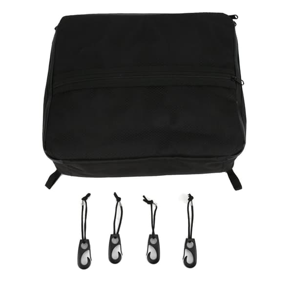 Paddleboard Mesh Bag, inkluderer 4 sugekopper, ideel til stand-up paddleboarding, alsidig udendørs brug,sort