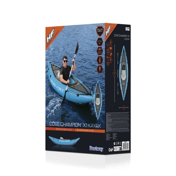 Bestway Hydro-Force oppustelig kajak 1 person