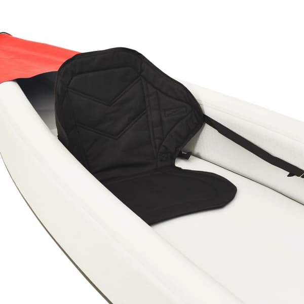 vidaXL Uppblåsbar kajak röd 424x81x31 cm polyester