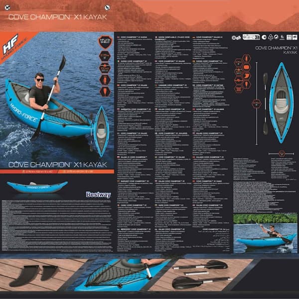 Bestway Hydro-Force oppustelig kajak 1 person