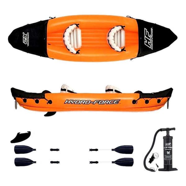Bestway Uppblåsbar Kajak Hydro Force Lite Rapid Orange