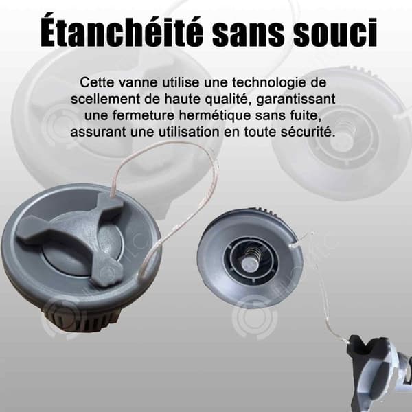 INN Båtventil Ytterdiameter 6cm Innerdiameter 4cm Plastluftventilkåpor Byte av skruvventil