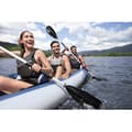 Miniatyrbild 6 av 6: Uppblåsbart kajak - BESTWAY - 65132 - Rapide X3 Hydro-Force™ - 381 x 100 cm, 3 platser, 250 kg max, 2 paddlar, pump