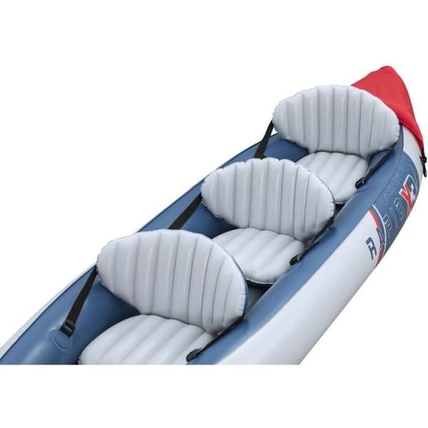 Uppblåsbart kajak - BESTWAY - 65132 - Rapide X3 Hydro-Force™ - 381 x 100 cm, 3 platser, 250 kg max, 2 paddlar, pump