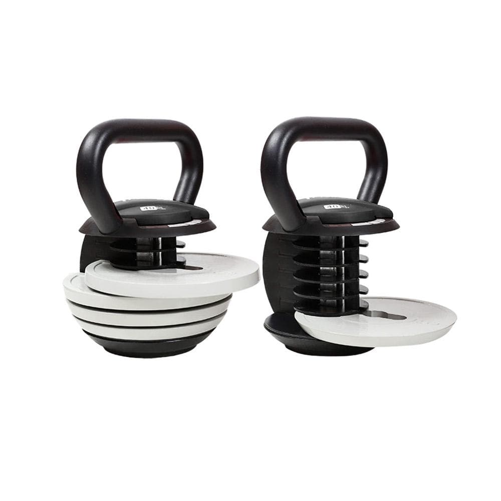 Kettlebell, Justerbar Vekt - 3.5 - 18 kg