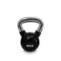 Miniatyrbild 2 av 3: Kettlebell gummi/krom, 6 kg, JTC Power