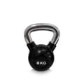 Miniatyrbild 1 av 3: Kettlebell gummi/krom, 6 kg, JTC Power