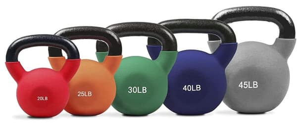Kettlebell 20lbs / 9kg Neoprene 2-pack