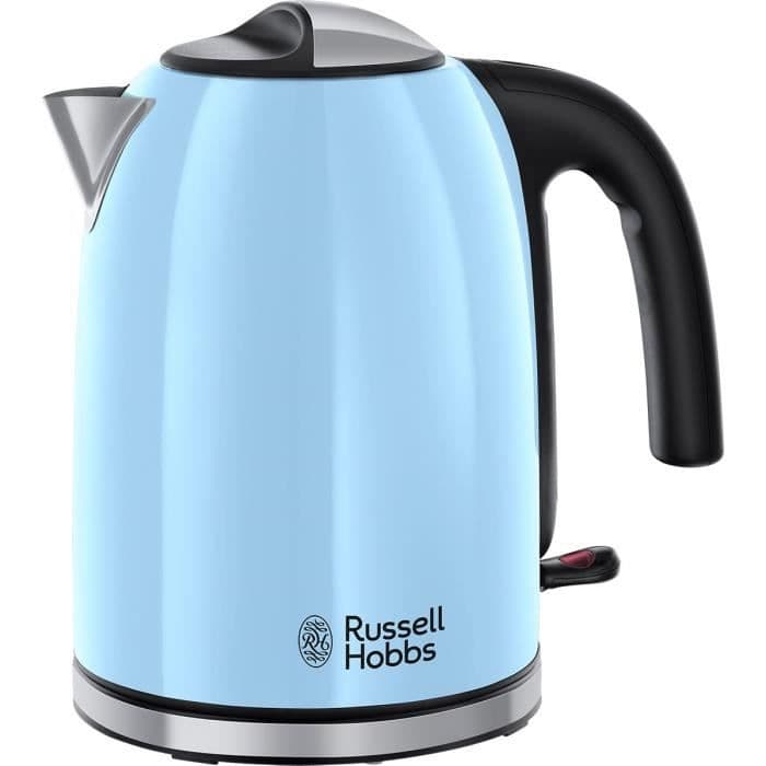 RUSSELL HOBBS 20417-70 - Colors Plus Kettle 1,7 L - Snabbkokande zoner - 2400 W - Sky Blue