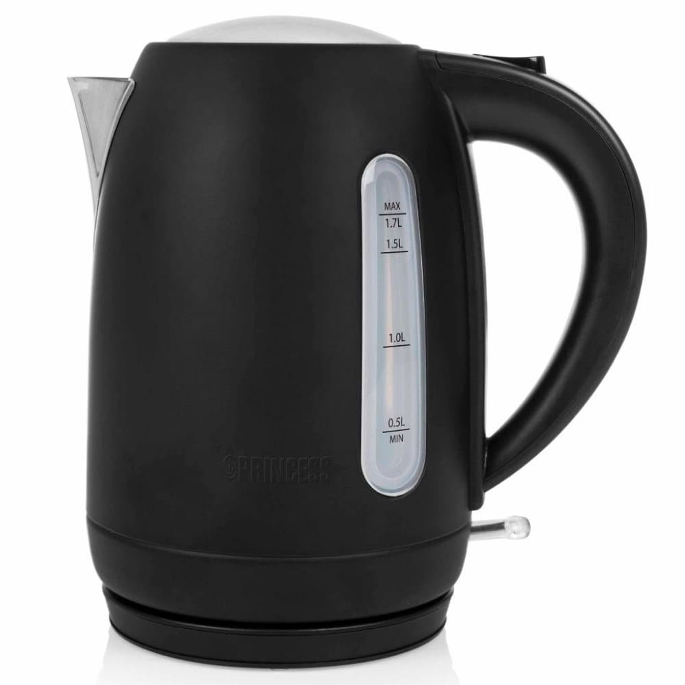 Princess Vattenkokare Black Steel 1,7L 2200W svart