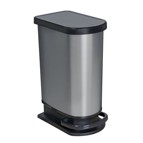 Rotho Paso Pedalspand 50L Carbon Metallic