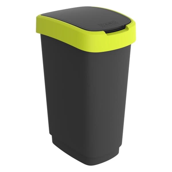 Rotho Twist Avfallskärl 50L Lime/Antracit