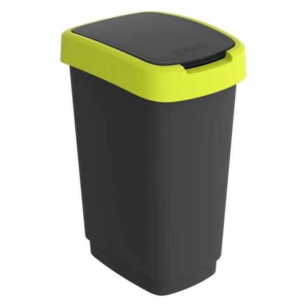 Rotho Twist Avfallskärl 25L Lime/Antracit