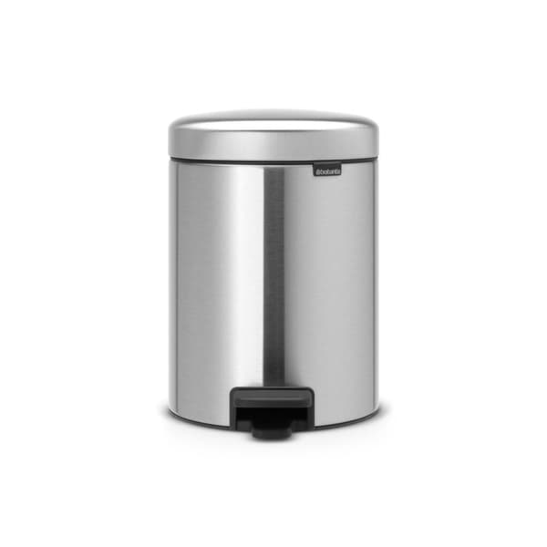 Brabantia NewIcon Pedal Bin 5L Matt Rostfritt Stål