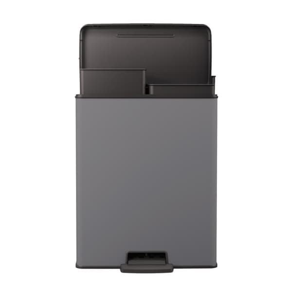 Curver Decobin Duo Affaldsbeholder 26+26L Cool Grey