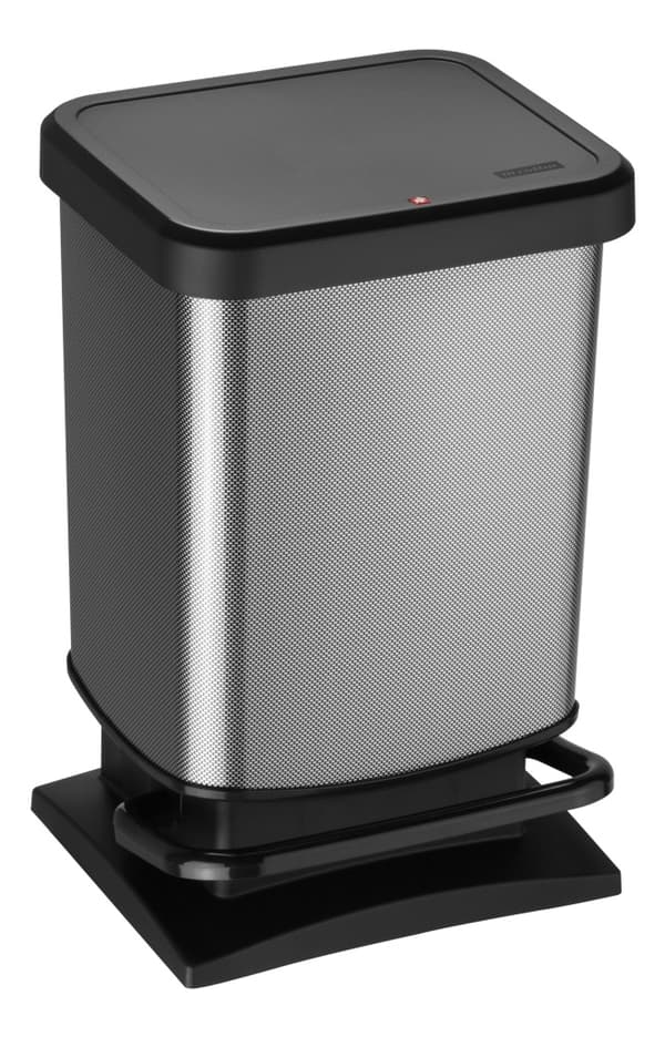 Rotho Paso Pedalspand 20L Carbon Metallic