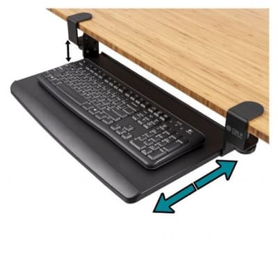 Clip-on infällbart tangentbord fack Small