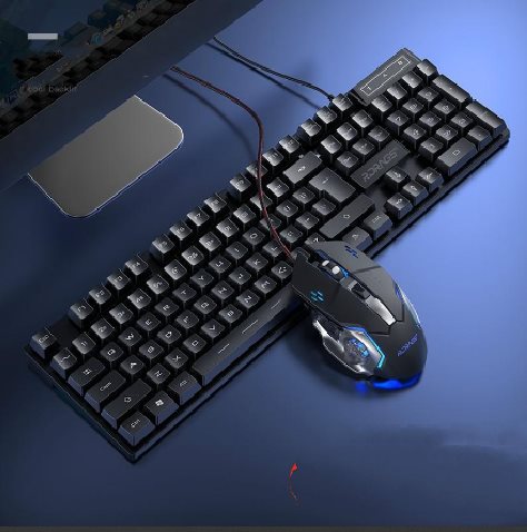 Bild av Gaming Keyboard And Mouse, Wired Backlight, Keyboard Silent Gaming, Mouse Set For PC, Laptop