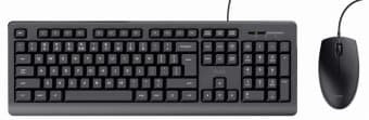 TRUST BASICS KEYBOARD AND MOUSE SET US "24645" (timbru verde 0.8 lei) Sort