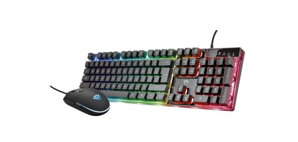 KEYBOARD +MOUSE OPT. GXT 838/AZOR 23289 TRUST Svart