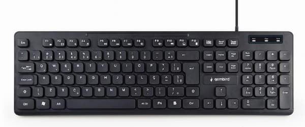 Gembird Multimedia Keyboard Black Sort